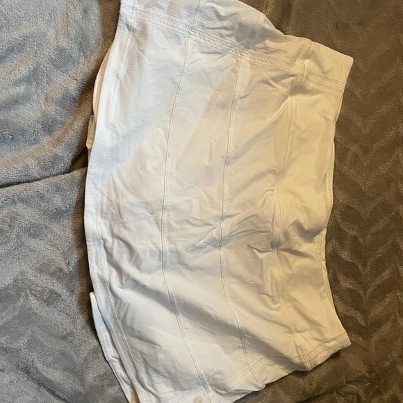 Lululemon Pace Rival Skirt White Size 10 Regular Length - Picture 5 of 6